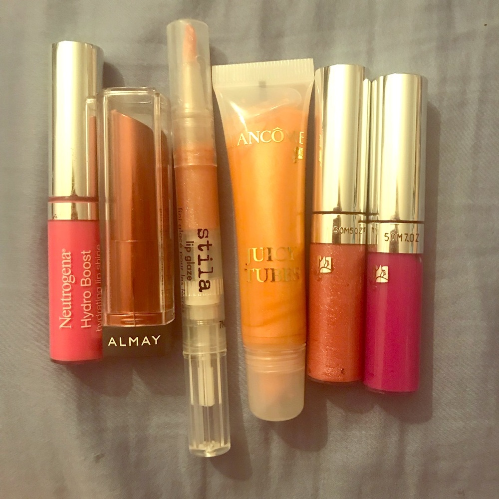 Lipgloss bundle, 6 pcs [BARELY USED]
